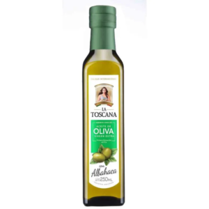 ACEITE OLIVA C/ALBAHACA TOSCANA 250CC