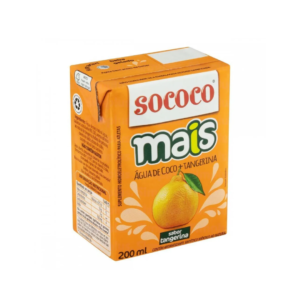 AGUA COCO SABOR MANDARINA SOCOCO 200ML