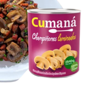 CHAMPIGNON LAMINADO CUMANA 2,840 KG
