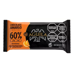 CHOCOLATE 60%CACAO NARANJA AGUILA 100G
