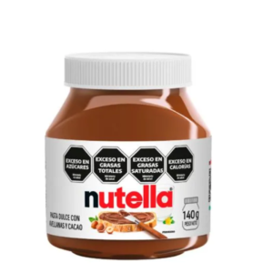 CREMA DE AVELLANAS NUTELLA 140 GS
