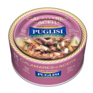 CALAMARES EN ACEITE PUGLISI 180 G