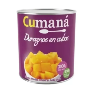 DURAZNOS EN CUBOS CUMANA 3 KG