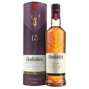 WHISKY 15 AÑOS GLENFIDDICH EST 750 CC