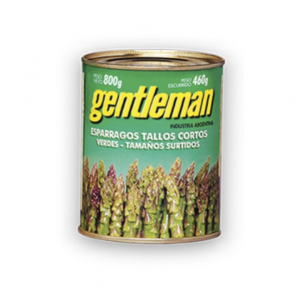 ESPARRAGO VERDE CORTO GENTLEMAN 380 G