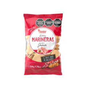 GALLETAS MARINERAS JAMON TOSTEX 220 G