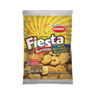GALLETAS FIESTA SURTIDAS GRANIX 350 G