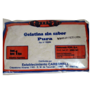 GELATINA SIN SABOR PURA EL K