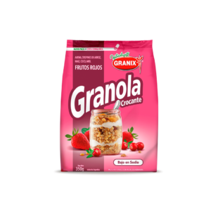 GRANOLA CROCANTE FRUTOS/ROJ GRANIX 350G