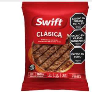 HAMBURGUESA CLASIC SWITF 2 X 80G