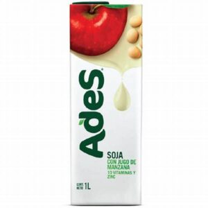 JUGO MANZANA ADES 1 L