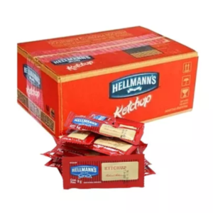 KETCHUP HELLMANNS CAJA 196 X 8 G