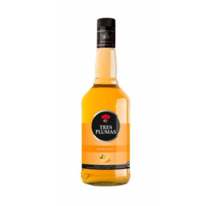LICOR DURAZNO TRES PLUMAS 700 CC