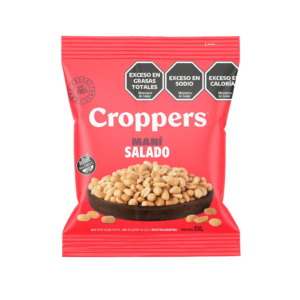 MANI FRITO SALADO S/PIEL CROPPERS 350G
