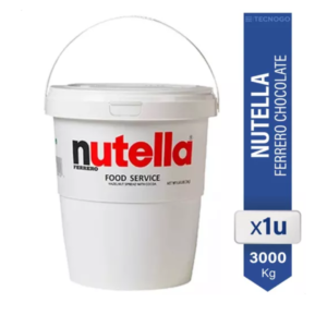 CREMA DE AVELLANAS NUTELLA X 3 KG