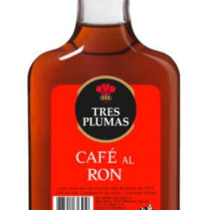 CAFE AL RON TRES PLUMAS 200 CC
