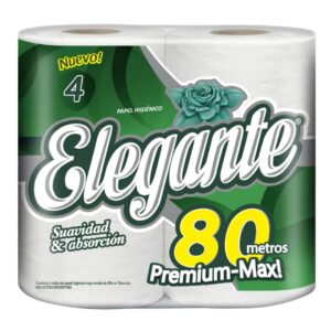 PAPEL HIG ELEGANTE PREMIUM S/H 4X80M