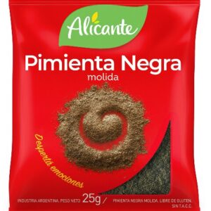 PIMIENTA NEG MOLIDA ALICANTE 25 G