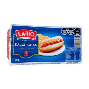 SALCHICHA VIENA LARIO X 6 UNID
