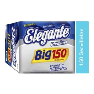 SERVILLETAS 32X31.5 ELEGANTE X 150 UNID