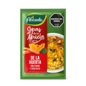 SOPA FIDEOS/VERDURAS HUERTA ALICANTE 72G