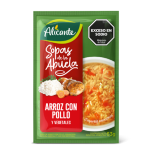 SOPA POLLO ARROZ VEGET ALICANTE 63G