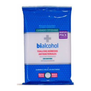 TOALLAS HUMEDAS ANTIBACTERIA X 40U