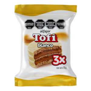ALFAJOR TRIPLE BLANCO TOFI 73 G