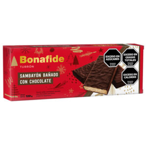 TURRON SAMBAYON C/CHOCO BONAFIDE EST 120