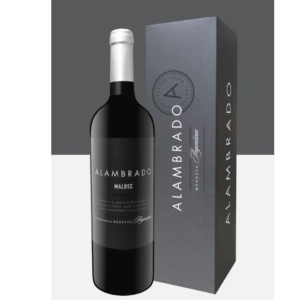 VINO MALBEC ALAMBRADO ESTUCHE 750 CC