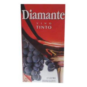 VINO TINTO DIAMANTE TETRA BRICK 1 L