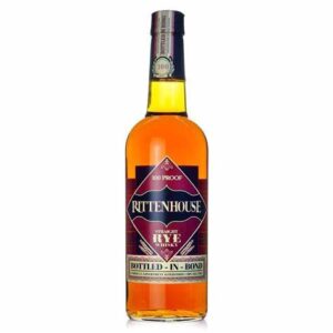 WHISKY BOTTLE-IN-BOND RITTENHOUSE 750CC