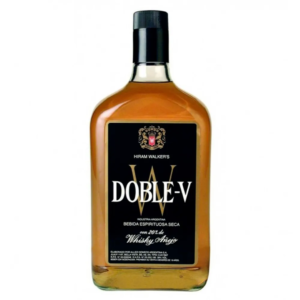 WHISKY DOBLE V ETIQUE NEGRA 200 CC