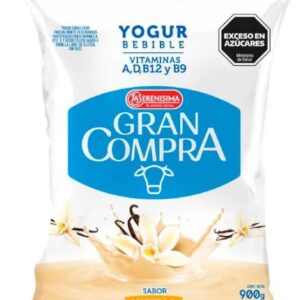 YOGUR ENTERO VAINILLA GRAN COMPRA 900 G