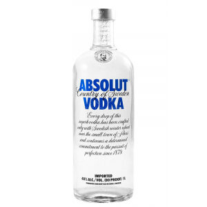 VODKA BLUE ABSOLUT 40 GRADOS 700 CC
