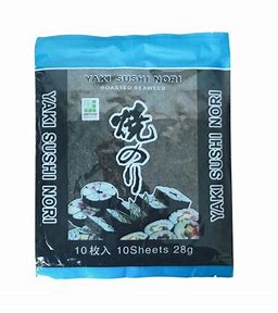 ALGAS YAKI SUSHI NORI X 10 LAMINAS