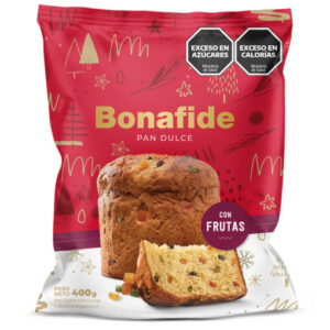 PAN DULCE BONAFIDE CON FRUTAS X 400G