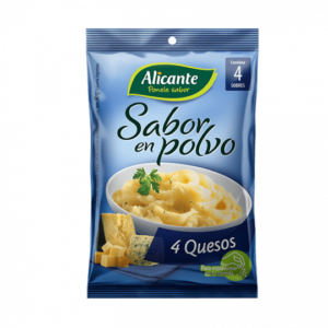 CALDO SABOR 4 QUESOS ALICANTE 4 UNID