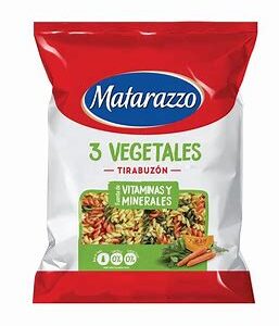 FIDEOS TIRABUZON 3 VEG MATARAZZO 500 G