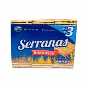 GALLETAS SANDWICH SERRANAS 3 X 112 G