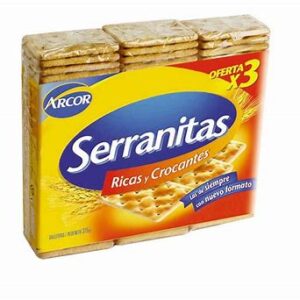 GALLETAS SERRANITAS 3 X 105G