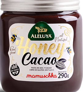 PASTA DE MIEL Y CACAO  ALELUYA 290 G