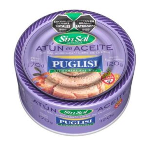 ATUN SIN SAL EN ACEITE PUGLISI 170 G
