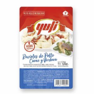 RAVIOLES POLLO VERD YULI 500 G