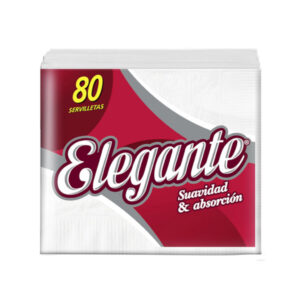 SERVILLETA 32X32 ELEGANTE 80 UNID
