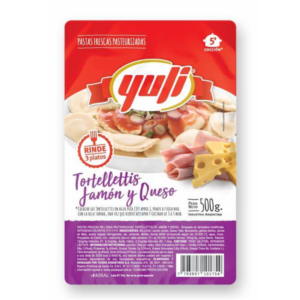 TORTELLETTIS JAMON/QUESO YULI X 500G