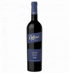 VINO MALBEC AUTENTICO COLOME 750 ML