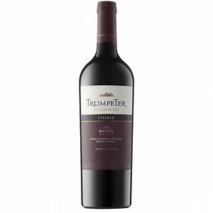 VINO MALBEC RVE TRUMPETER 750 CC