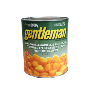 DURAZNO AMARILLO CUBETE GENTLEMAN X 3 K