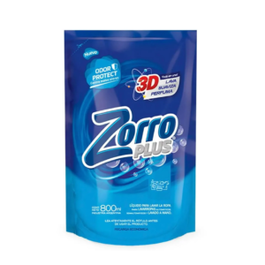 JABON LIQUIDO CLASICO ZORRO  DP 800 ML